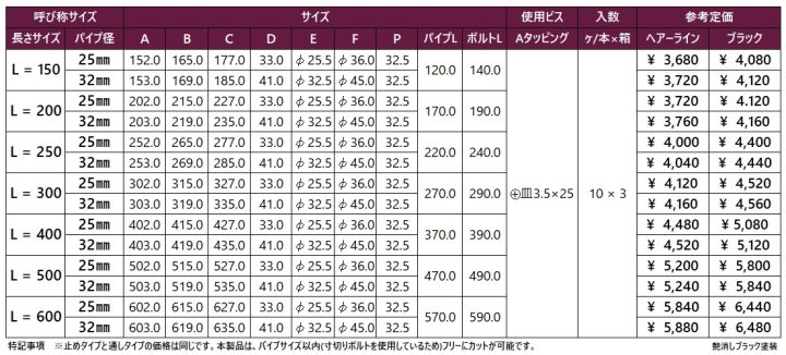 D型ブラケット ロングタイプ ｜ 宇佐美工業 換気口・建築金物の製造